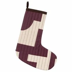 Chaussette de Noël en coton | Marron