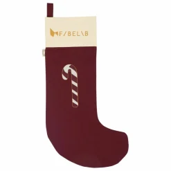 Chaussette de Noël Sucre d'Orge | Rouge
