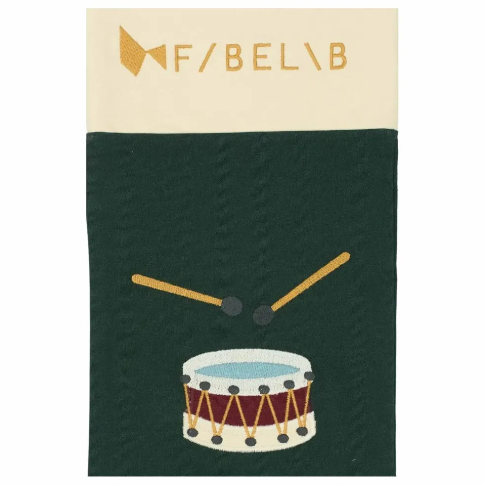 Chaussette de Noël Tambour | Vert foncé