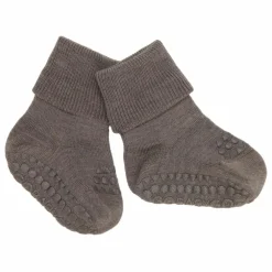 Chaussettes Antidérapantes Laine Mérinos | Marron