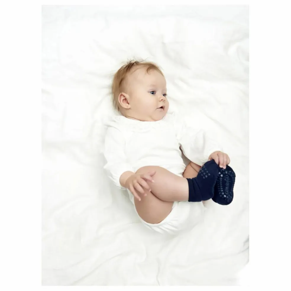 Chaussettes Anti-Dérapantes Bambou | Bleu marine