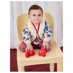 Chaussettes Coeurs Coton Bio | Rouge