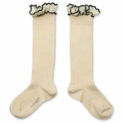 Chaussettes Constance | Blanc cassé