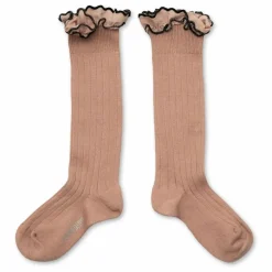 Chaussettes Constance | Vieux Rose