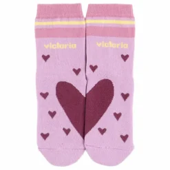 Chaussettes Cœurs | Rose