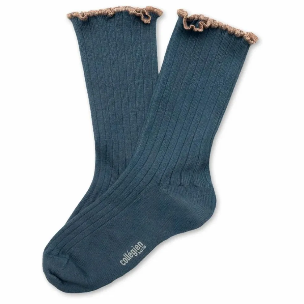 Chaussettes Delphine | Bleu foncé