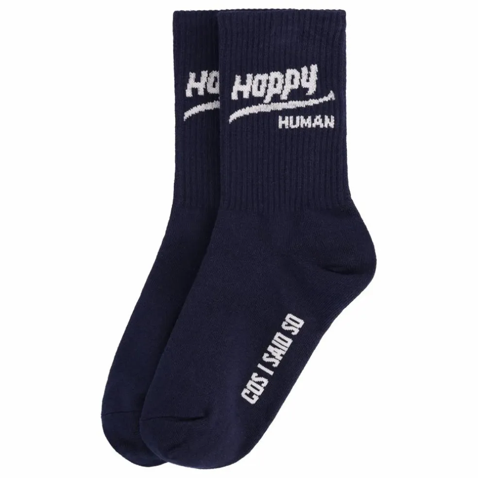 Chaussettes Happy Human | Bleu