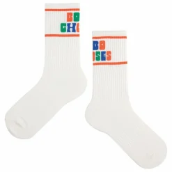 Chaussettes Hautes Bobo Coton Bio | Blanc