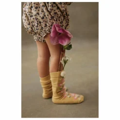 Chaussettes Hautes Chelie Fleurie | Miel