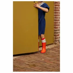 Chaussettes Hautes Rayées | Bleu