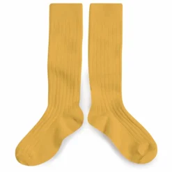 Chaussettes La Haute | Jaune tournesol
