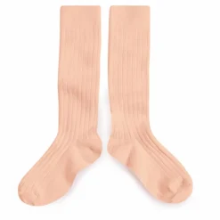 Chaussettes La Haute | Rose poudré