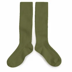Chaussettes La Haute | Vert olive
