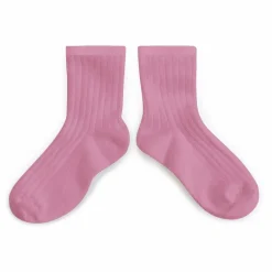 Chaussettes La Mini | Rose bonbon