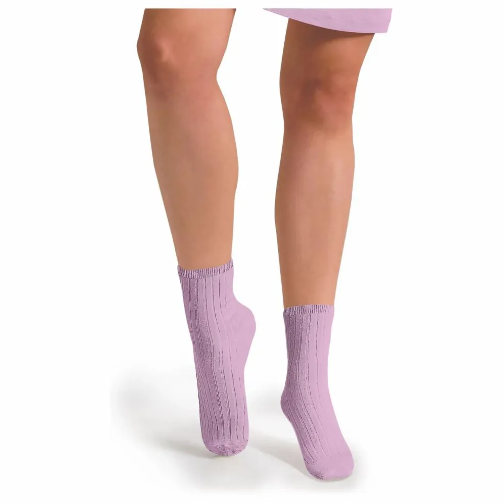 Chaussettes La Mini | Rose tendre