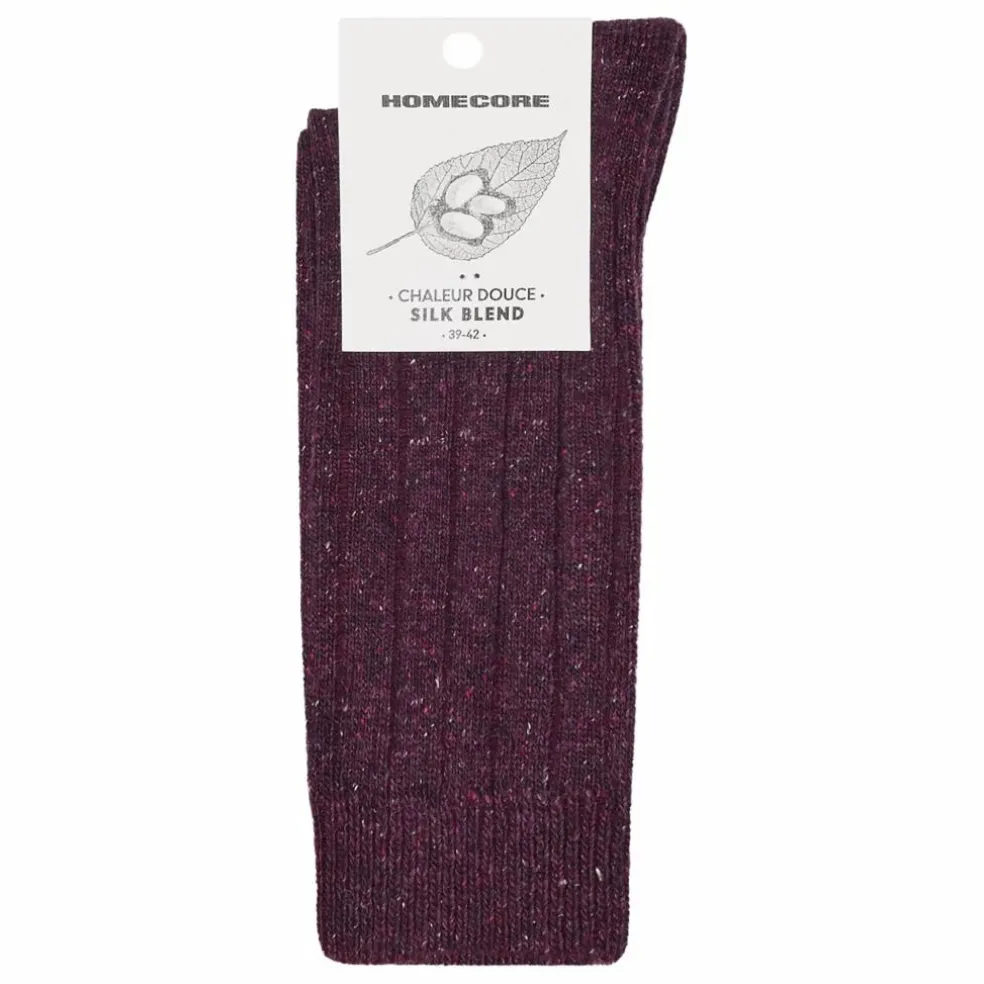 Chaussettes Laine-Soie | Violet
