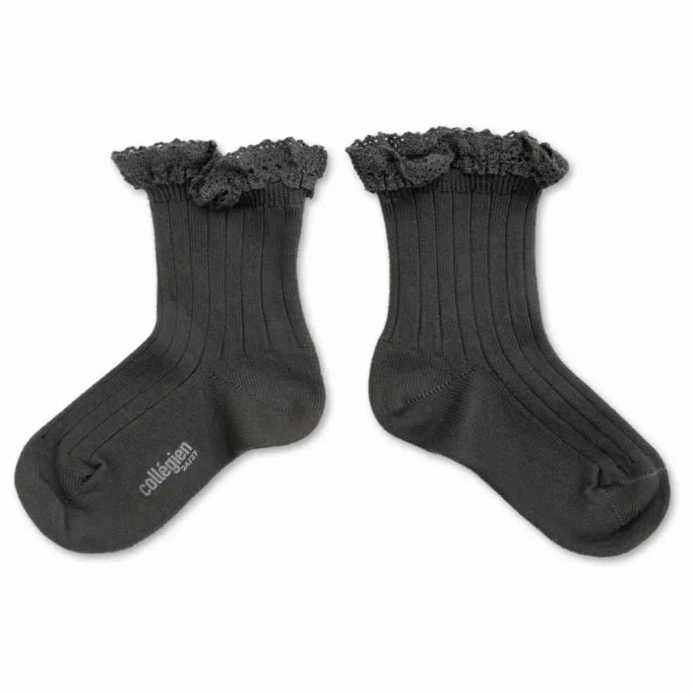 Chaussettes Lili | Gris clair