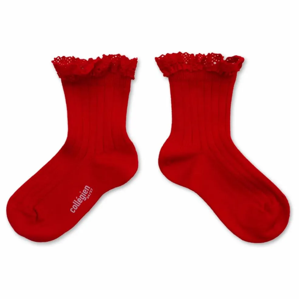 Chaussettes Lili | Rouge