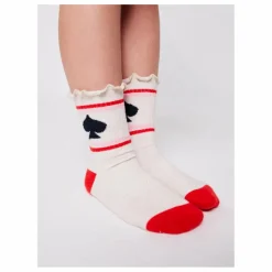 Chaussettes Piques Coton Bio | Beige chiné