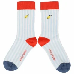 Chaussettes Rayées | Bleu