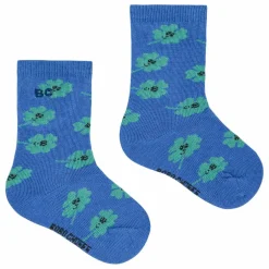 Chaussettes Trèfles Coton Bio | Bleu
