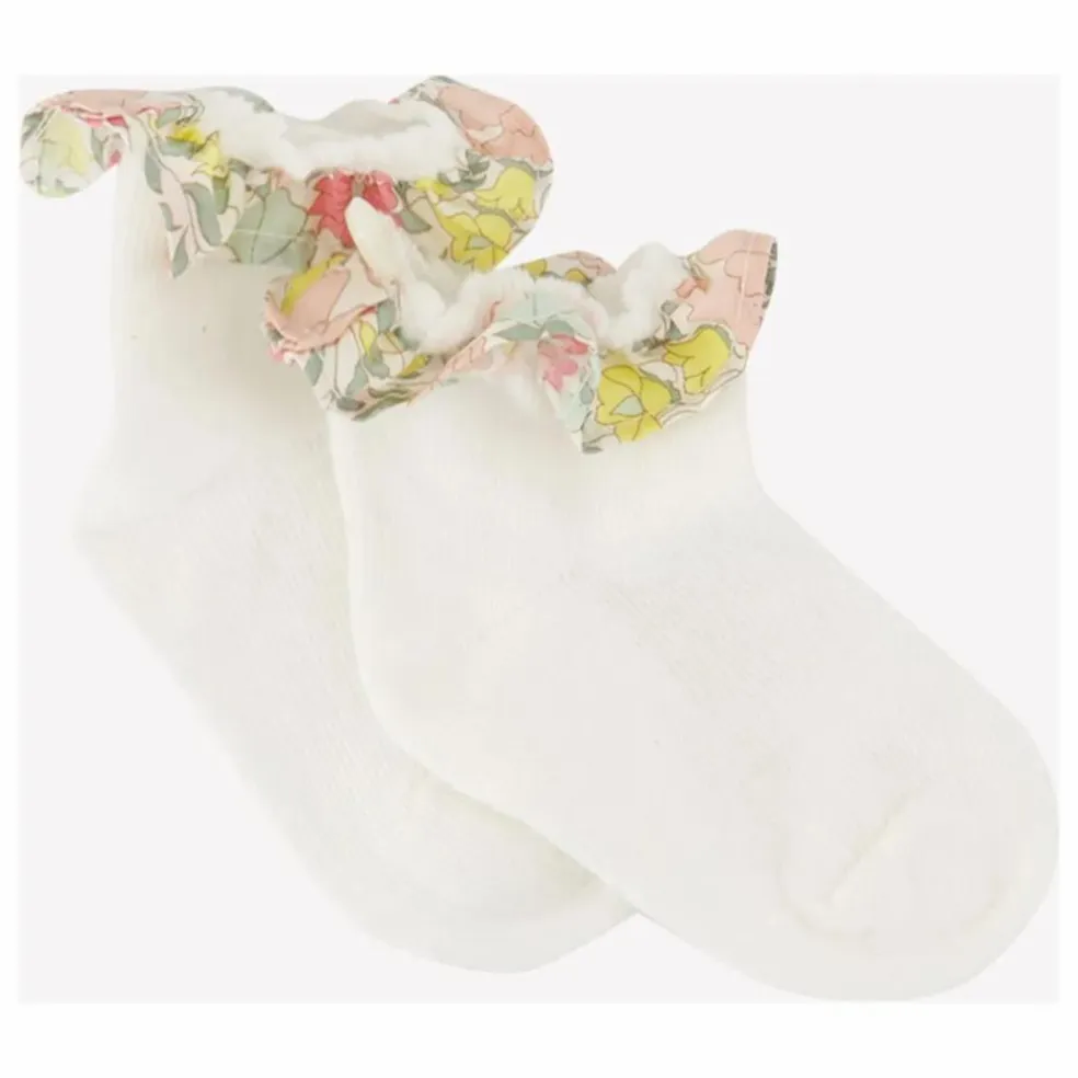 Chaussettes Volants Liberty | Jaune