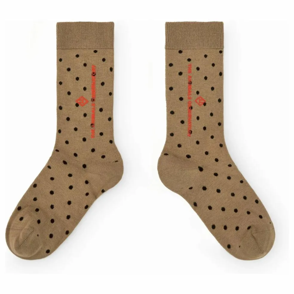 Chaussettes Worm | Marron