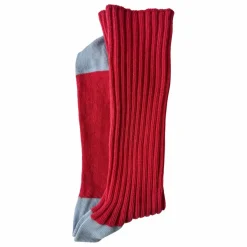 Chaussettes Yvette | Rouge cerise
