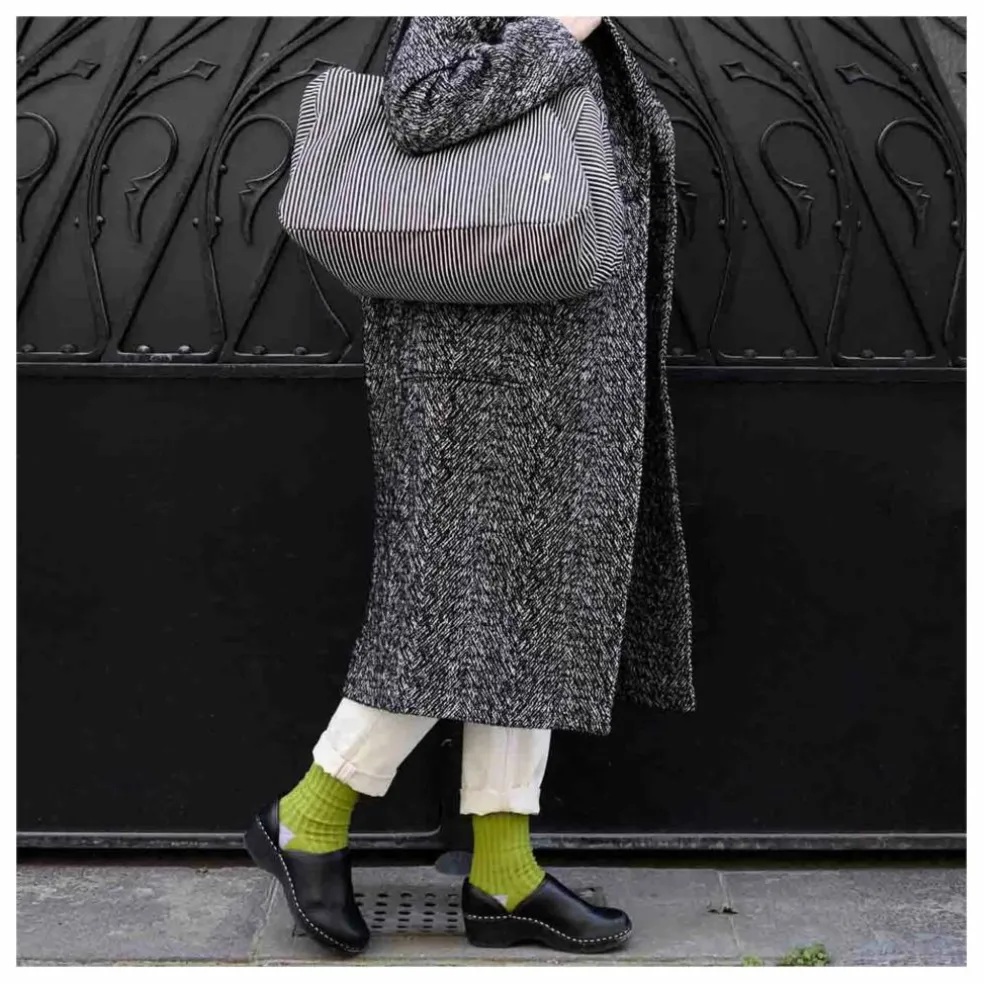Chaussettes Yvette | Vert pistache