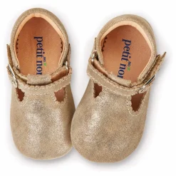 Chaussons Baby Scallop T-bar | Bronze