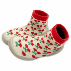 Chaussons Cerises | Crème