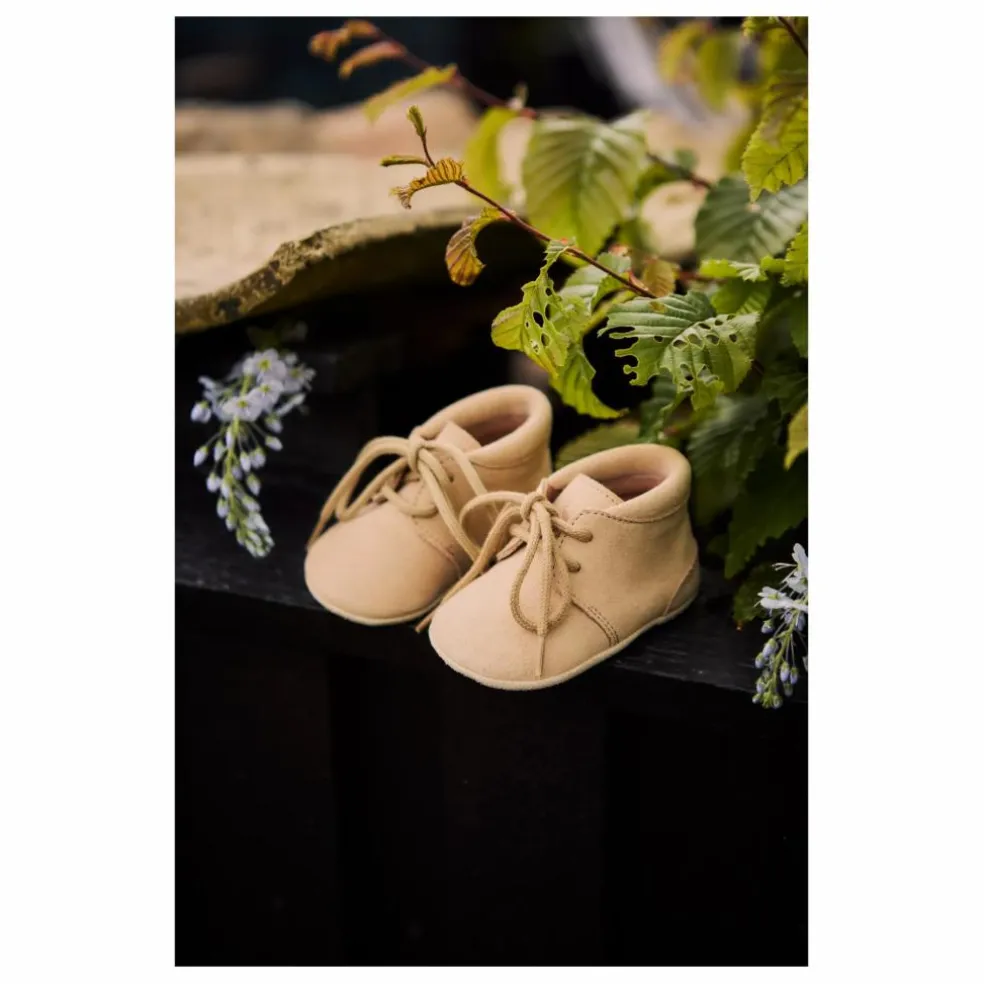 Chaussons Crib Suede | Crème