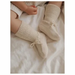 Chaussons en alpaga | Ecru
