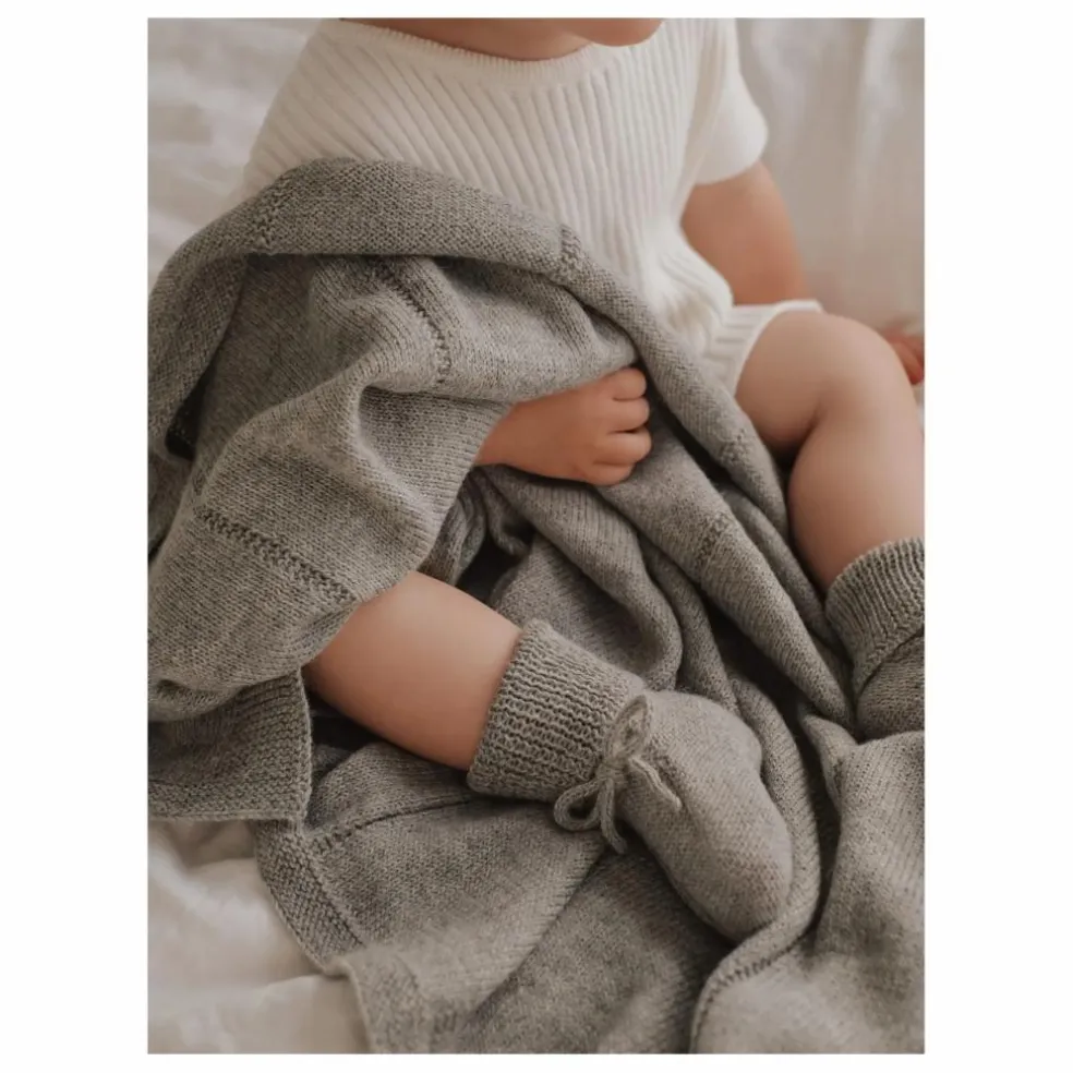 Chaussons en alpaga | Gris