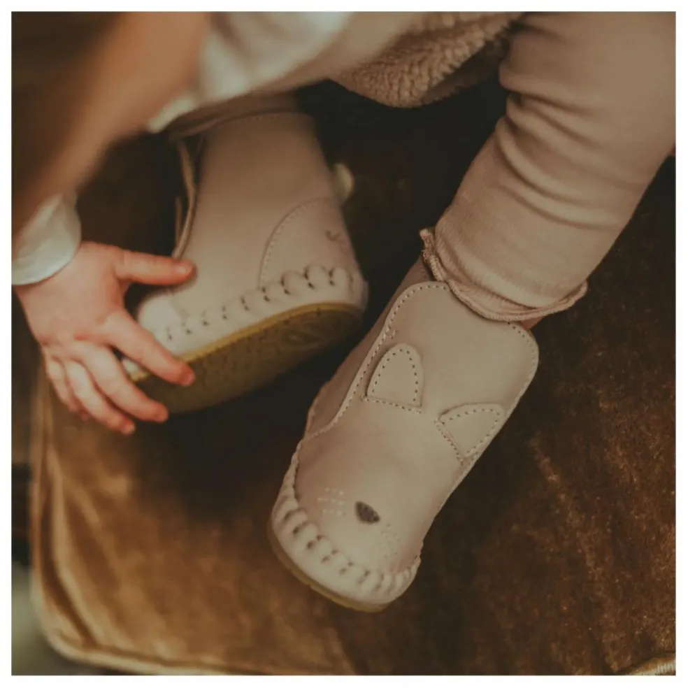 Chaussons Fourrés Chat Kapi | Rose