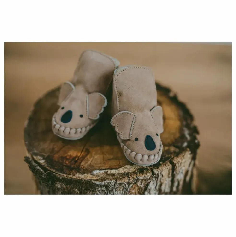 Chaussons Fourrés Koala Kapi | Beige