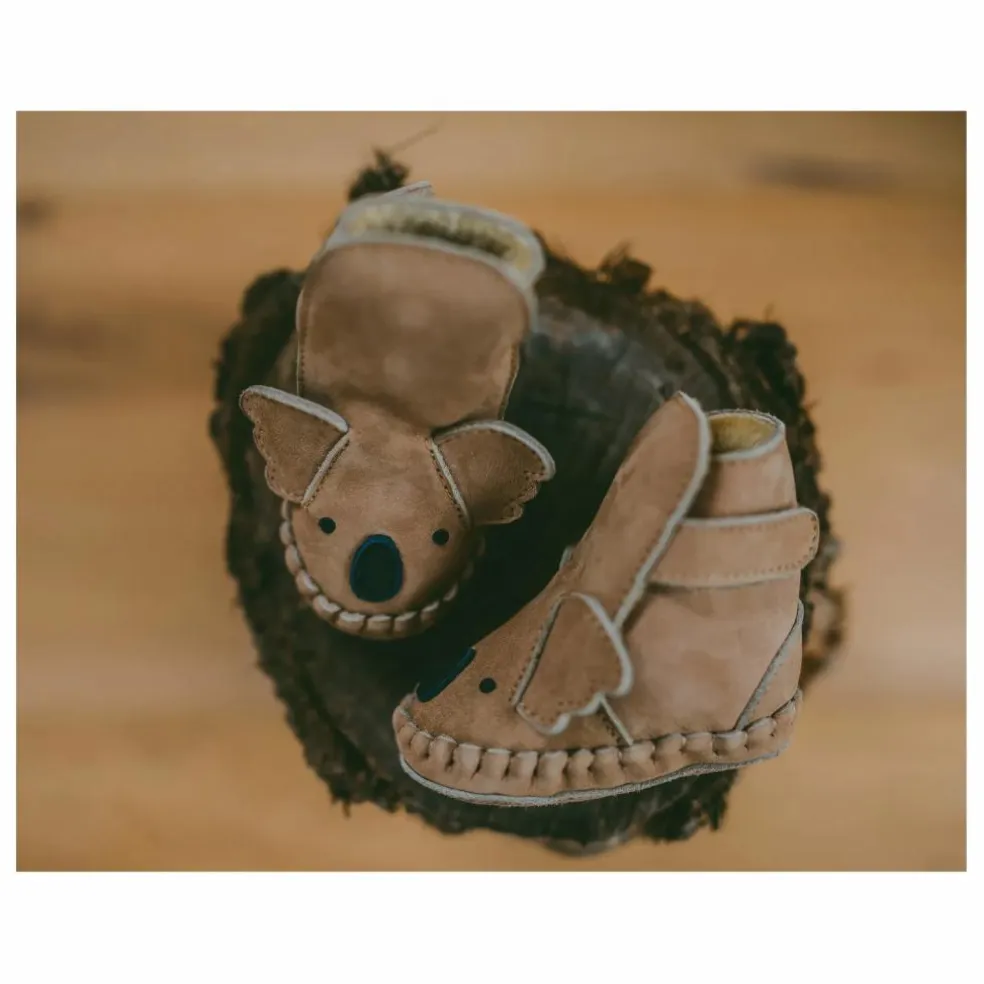 Chaussons Fourrés Koala Kapi | Beige