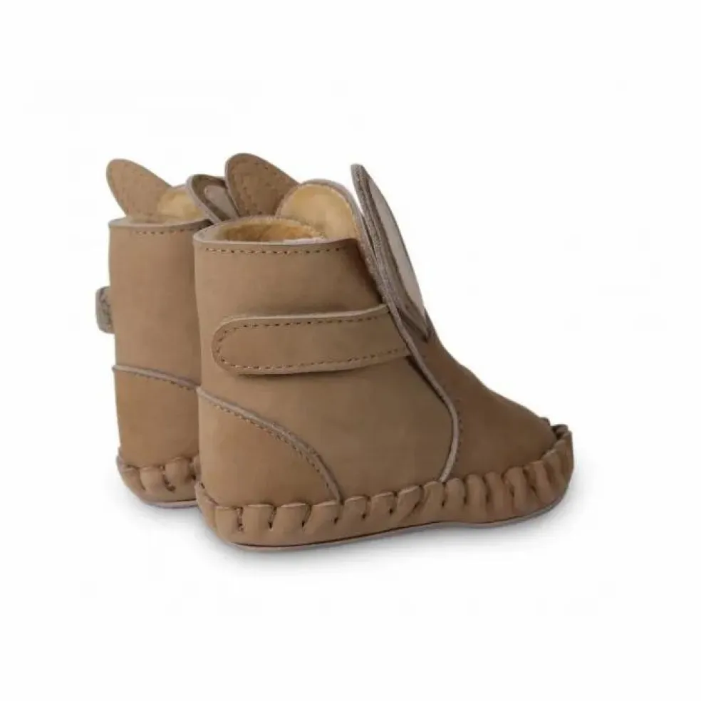 Chaussons Fourrés Lapin Kapi | Gris taupe