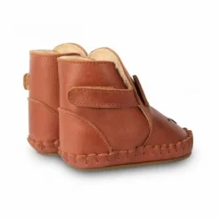 Chaussons Fourrés Ours Kapi | Cognac