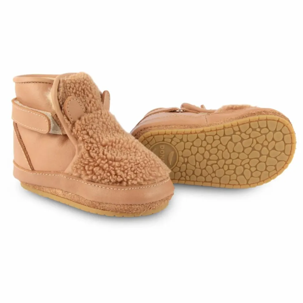 Chaussons Fourrés Richy Ours Brun | Marron glacé