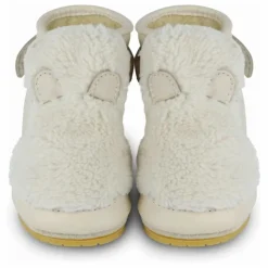 Chaussons Fourrés Richy Ourse Polaire | Ecru