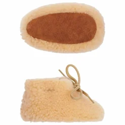 Chaussons Peau Lainée Mérinos - Collection Bébé | Beige