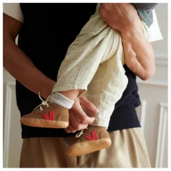Chaussons Suède | Rouge