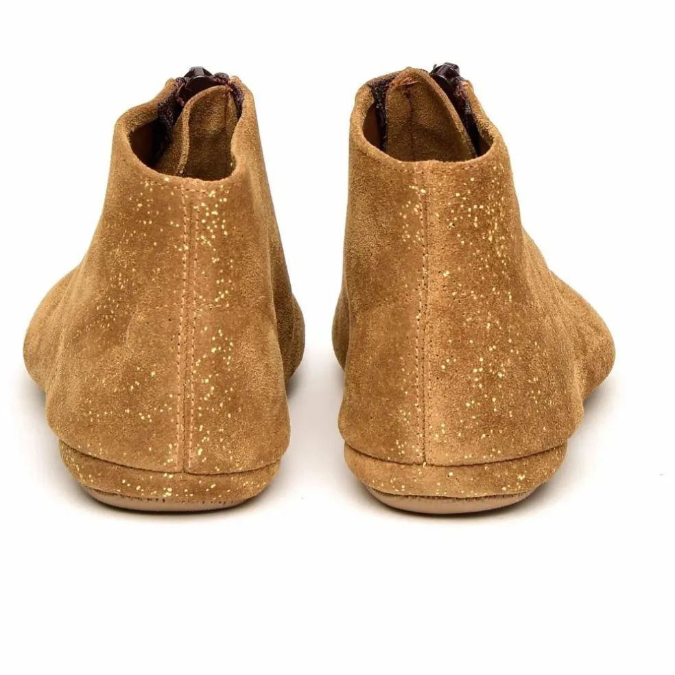 Chaussons Zip Avant | Marron