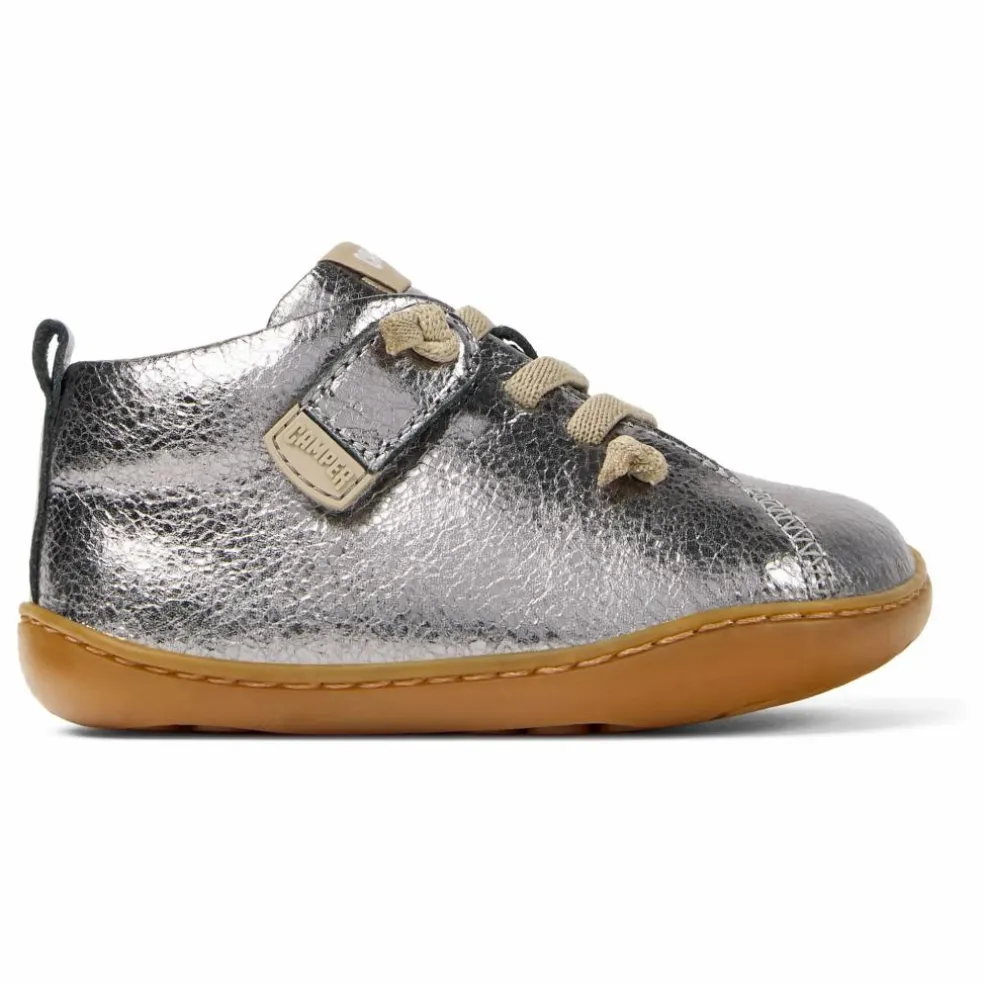 Chaussures Lacets Elastiqués Peu | Argenté