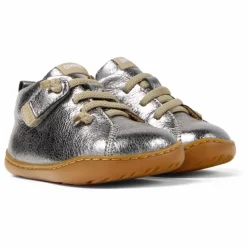 Chaussures Lacets Elastiqués Peu | Argenté