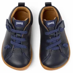 Chaussures Lacets Elastiqués Peu | Bleu marine