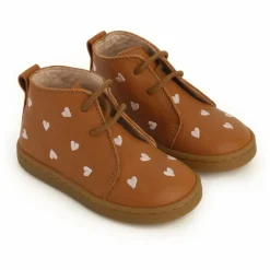 Chaussures Premiers Pas Coeurs Raoul | Camel