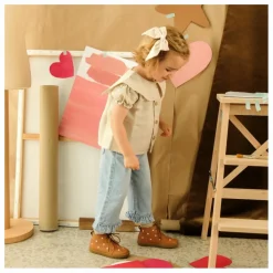 Chaussures Premiers Pas Coeurs Raoul | Camel