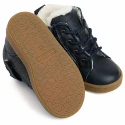 Chaussures Premiers Pas Fourrées Auguste | Bleu marine